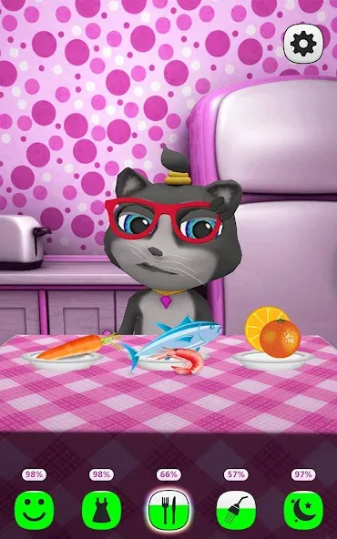 My Talking Kitty Cat  [МОД Unlocked] Screenshot 3