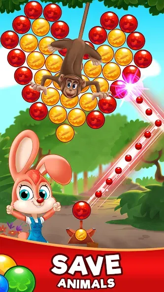 Bubble Friends Bubble Shooter  [МОД Mega Pack] Screenshot 2