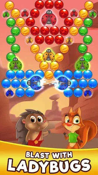 Bubble Friends Bubble Shooter  [МОД Mega Pack] Screenshot 4