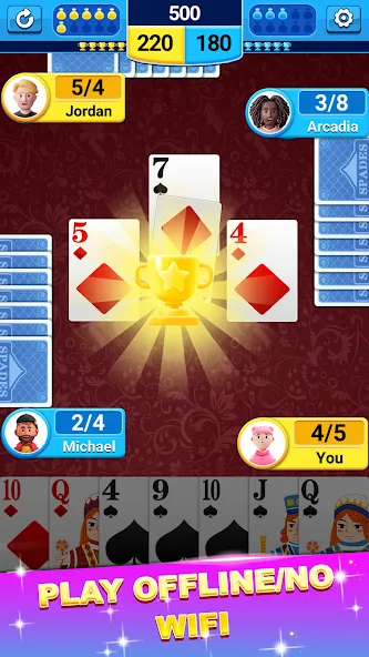 Spades  [МОД Unlimited Money] Screenshot 4