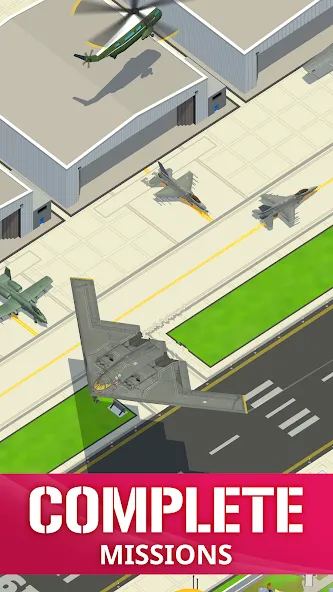 Idle Air Force Base (Айдл Эйр Форс Базе)  [МОД Бесконечные деньги] Screenshot 5