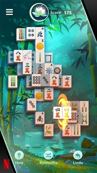 NETFLIX Mahjong Solitaire (НЕТФЛИКС)  [МОД Бесконечные деньги] Screenshot 1