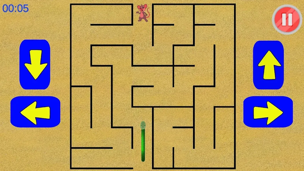 Snake Maze game (Змеиная лабиринтная игра)  [МОД Unlocked] Screenshot 3