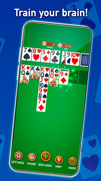 Solitaire: Classic Card Game (Клондайк Солитер)  [МОД Бесконечные монеты] Screenshot 2