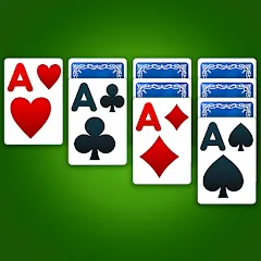 Взломанная Solitaire: Classic Card Game (Клондайк Солитер)  [МОД Бесконечные монеты] - последняя версия apk на Андроид