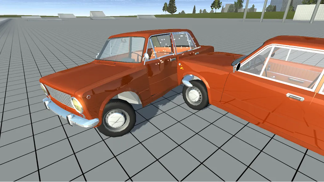 Simple Car Crash Physics Sim (Симулятор физики простого автомобильного столкновения)  [МОД Меню] Screenshot 3