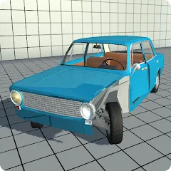 Взломанная Simple Car Crash Physics Sim (Симулятор физики простого автомобильного столкновения)  [МОД Меню] - последняя версия apk на Андроид