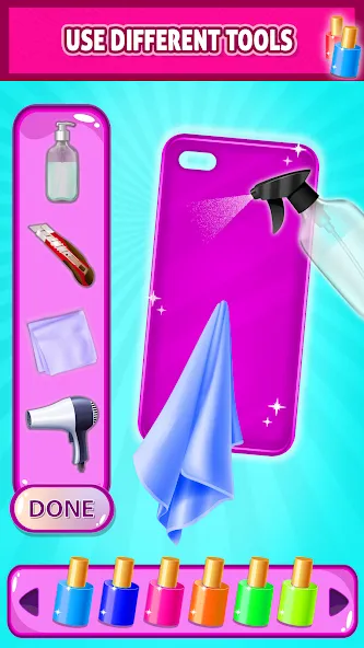 Mobile Phone Case DIY  [МОД Много монет] Screenshot 5