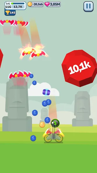 Ball Blast Cannon blitz mania (Балл Бласт Кэннон блиц мания)  [МОД Много денег] Screenshot 3