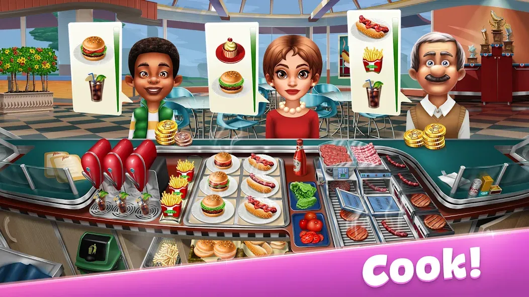 Cooking Fever: Restaurant Game  [МОД Menu] Screenshot 1