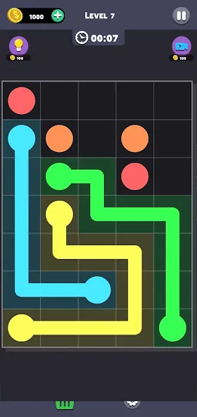 Same Color: Connect Two Dots (Сейм Колор Дот)  [МОД Бесконечные монеты] Screenshot 4