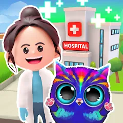 Взломанная Cute Animals: Pet Doctor (Мрдж Кьют Энималс)  [МОД Много денег] - стабильная версия apk на Андроид