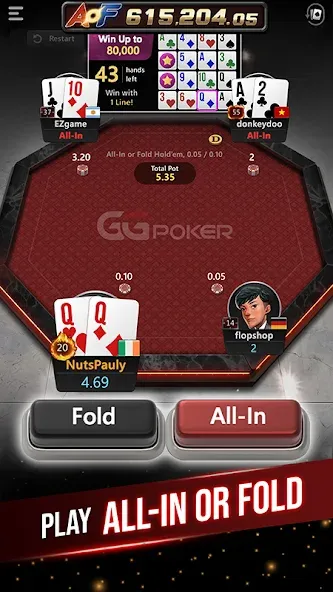 GGPoker UK - Real Online Poker (Покер Великобритания)  [МОД Бесконечные деньги] Screenshot 5