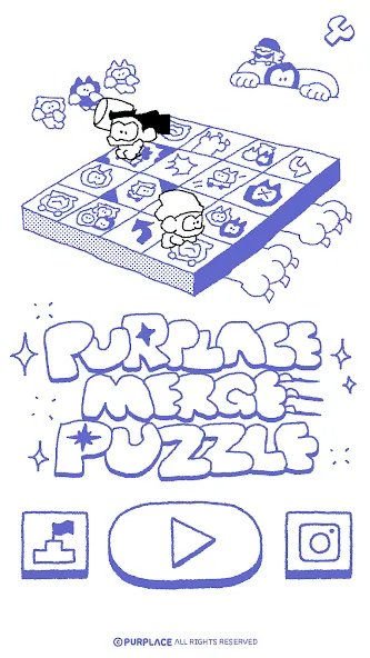 PURPLACE Merge Puzzle (Парплейс Мрдж Паззл)  [МОД Unlimited Money] Screenshot 1