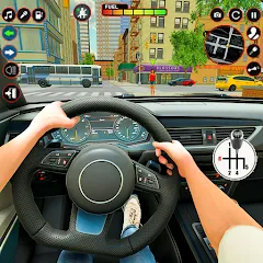 Скачать взломанную Modern Taxi Car Glory Driving  [МОД Бесконечные монеты] - полная версия apk на Андроид