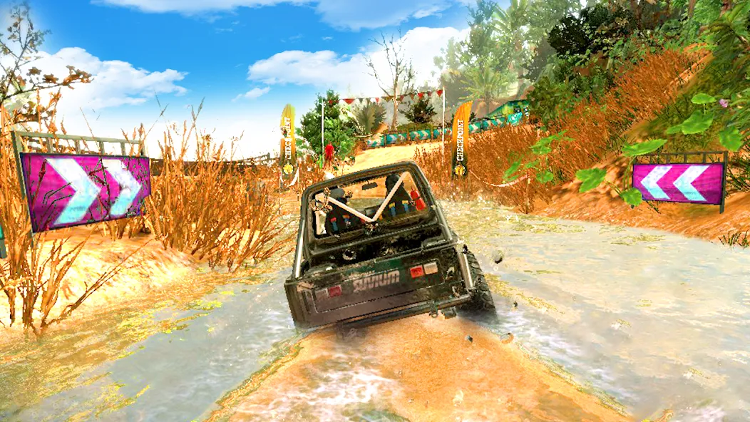 4X4 Offroad SUV Driving Games  [МОД Бесконечные монеты] Screenshot 4