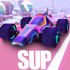 Взломанная SUP Multiplayer Racing Games (СУП Мультиплеер Рейсинг)  [МОД Mega Pack] - последняя версия apk на Андроид