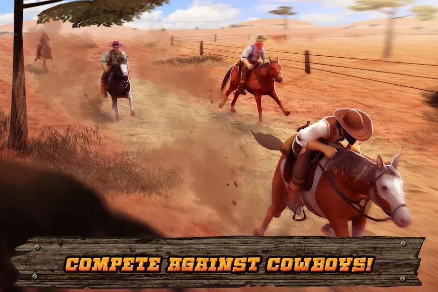 Cowboys Horse Racing Derby  [МОД Mega Pack] Screenshot 3