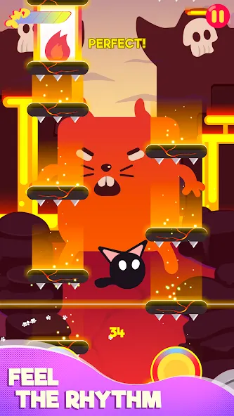 Cringe the Cat - Music Game  [МОД Unlocked] Screenshot 2