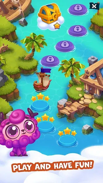 Pirate Treasures: Jewel & Gems  [МОД Unlimited Money] Screenshot 1