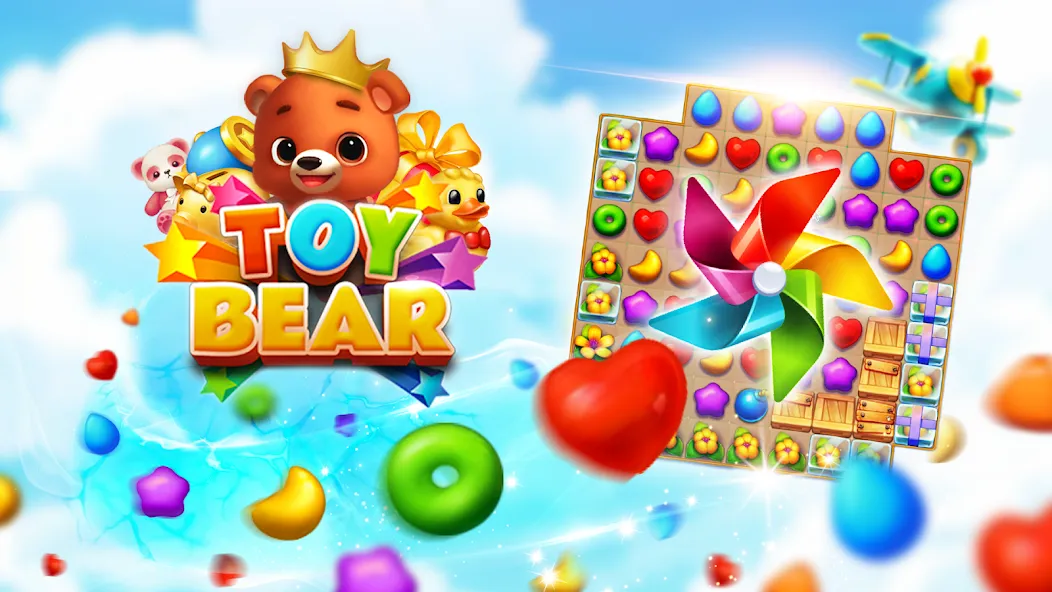 Toy Bear Sweet POP: Match 3 (Той Бир Свит ПОП)  [МОД Mega Pack] Screenshot 5