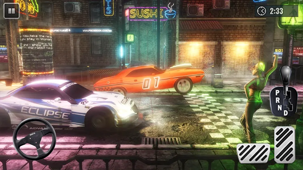 Extreme Car Drag Racing (Экстремальные гонки драгстеров)  [МОД Бесконечные деньги] Screenshot 5