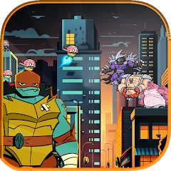 Взлом The turtle adventur ninja hero  [МОД Mega Pack] - последняя версия apk на Андроид