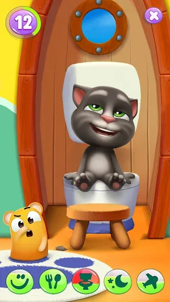 My Talking Tom 2  [МОД Много монет] Screenshot 3