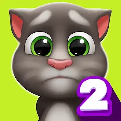 Взломанная My Talking Tom 2  [МОД Много монет] - последняя версия apk на Андроид