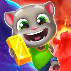 Взломанная Talking Tom Time Rush  [МОД Много денег] - последняя версия apk на Андроид