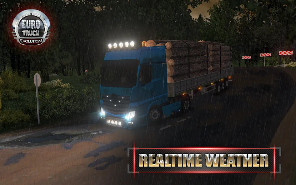 European Truck Simulator (Юро Трак Драйвер)  [МОД Unlimited Money] Screenshot 5