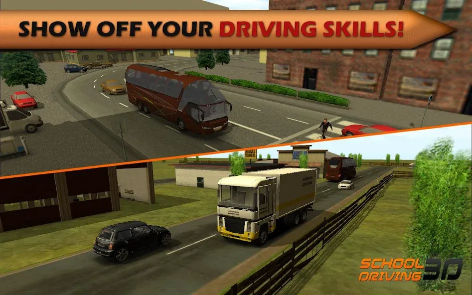 School Driving 3D (Скул Драйвинг 3Д)  [МОД Бесконечные монеты] Screenshot 5