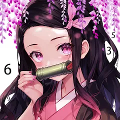 Скачать взломанную Painting Book - Anime Color  [МОД Menu] - стабильная версия apk на Андроид