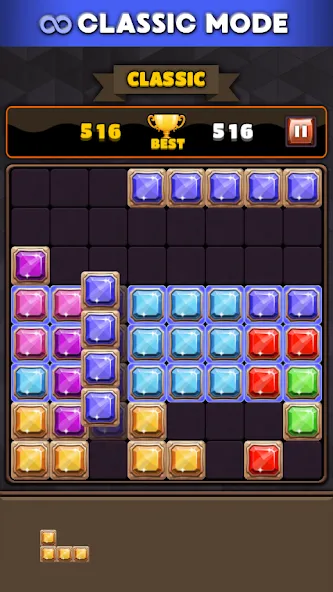 Block Puzzle 8x8 (Блокголоволомка 88)  [МОД Бесконечные монеты] Screenshot 4