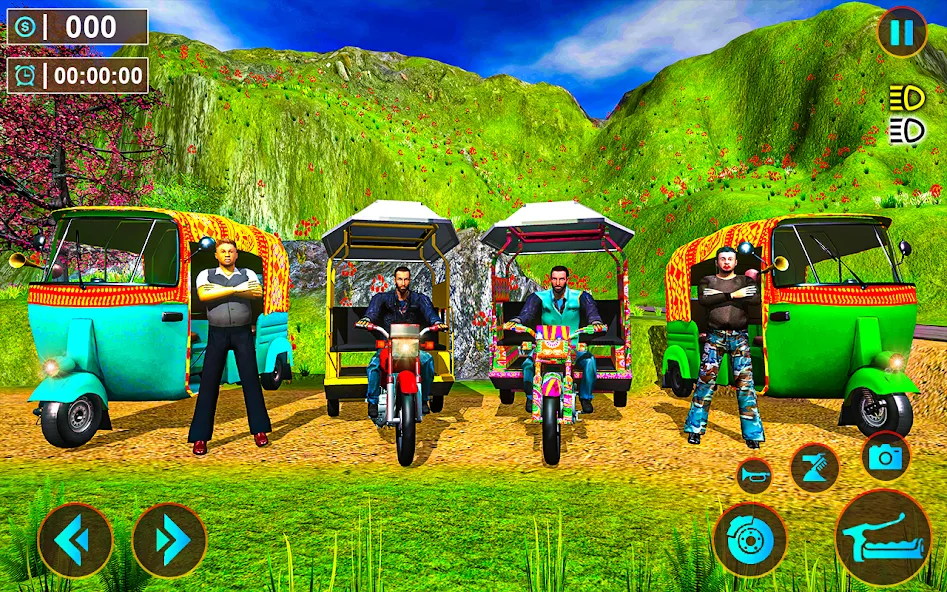 Tuk Tuk Offroad Auto Rickshaw (Тук Тук оффроуд автомобильный рикша)  [МОД Unlimited Money] Screenshot 3