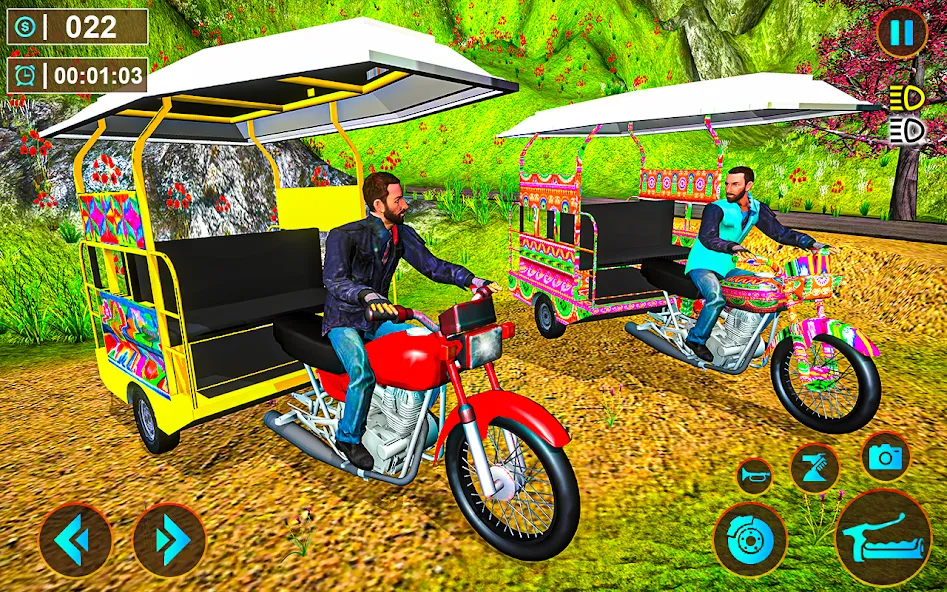 Tuk Tuk Offroad Auto Rickshaw (Тук Тук оффроуд автомобильный рикша)  [МОД Unlimited Money] Screenshot 5