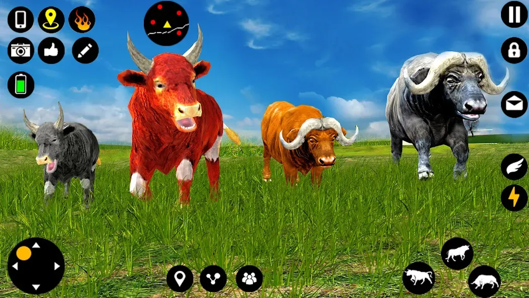 Angry Bull Attack Fight Games (Ангри Булл Атак Файт Геймс)  [МОД Меню] Screenshot 1