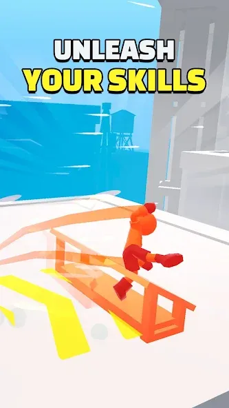 Parkour Race - FreeRun Game (Паркур Рейс)  [МОД Бесконечные монеты] Screenshot 4