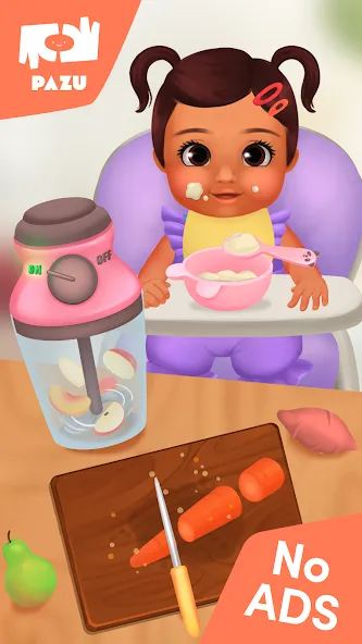 Baby care game & Dress up  [МОД Много монет] Screenshot 2