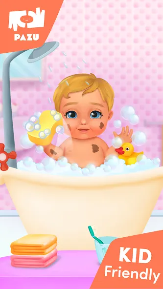 Baby care game & Dress up  [МОД Много монет] Screenshot 3