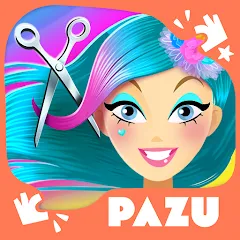 Взломанная Girls Hair Salon Unicorn  [МОД Много монет] - последняя версия apk на Андроид