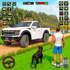 Скачать взломанную Offroad 4x4 Jeep Driving Game  [МОД Mega Pack] - полная версия apk на Андроид