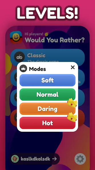 Would You Rather ?  [МОД Menu] Screenshot 4