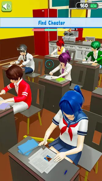 Anime School Teacher Simulator  [МОД Menu] Screenshot 4