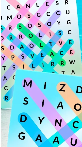 Wordscapes Search (Вордскейпс Серч)  [МОД Много монет] Screenshot 1