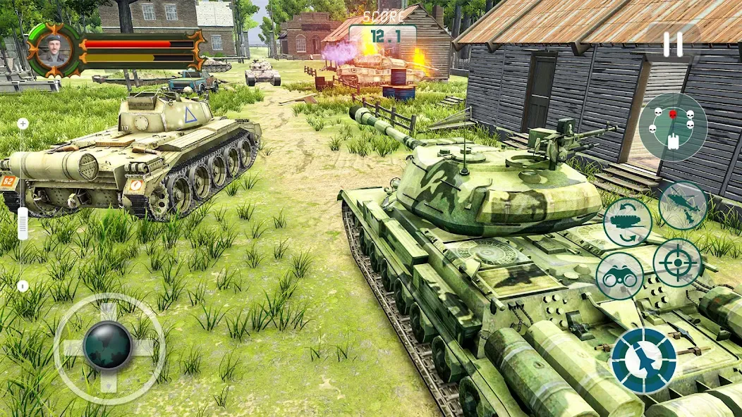 Army Tank Games Offline 3d  [МОД Menu] Screenshot 5