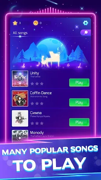 Piano Star (Пиано Стар)  [МОД Unlimited Money] Screenshot 1