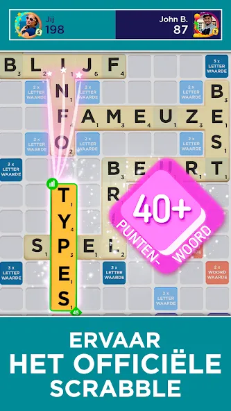 Scrabble® GO - Woordspel (Скрэббл ГО)  [МОД Много монет] Screenshot 1