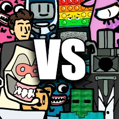 Скачать взломанную Cartoon Battle  [МОД Все открыто] - стабильная версия apk на Андроид