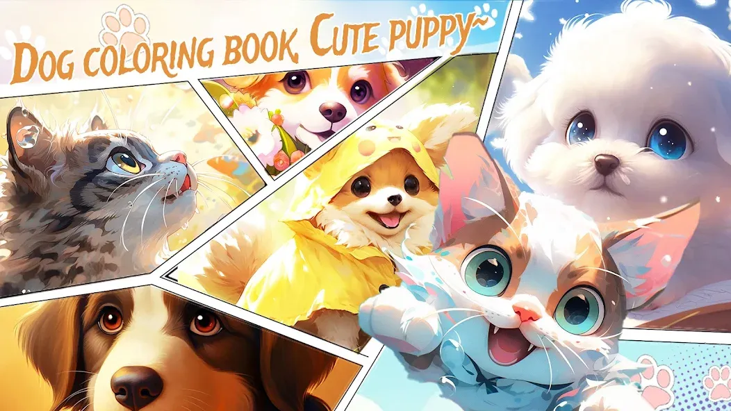 Dog Coloring, Color by number  [МОД Unlocked] Screenshot 5